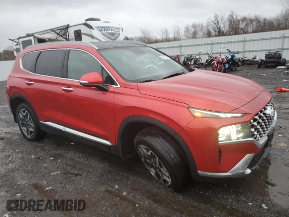 2023 Hyundai Santa Fe Hybrid Limited with VIN 5NMS5DA15PH004564, listed as a Copart auction lot 84178164 with 32,729 mi miles and Salvage Title. Bid and sale history available at carsss.com. Image 4.