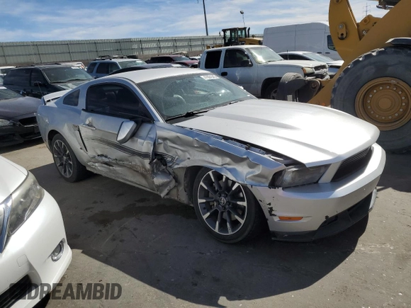 2012 Ford Mustang GT Premium with VIN 1ZVBP8CF3C5265034, listed as a Copart auction lot 47884345 with 138,802 mi miles and Salvage Title. Bid and sale history available at DreamBid. Image 4.