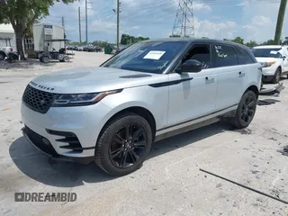 2021 Land Rover Range Rover Velar R-Dynamic S z VIN SALYT2EX9MA315965, wystawiony jako IAAI lot #42344448 z przebiegiem 66 819 mil mil oraz . Historia ofert i sprzedaży dostępna na DreamBid. Obrazek 18.