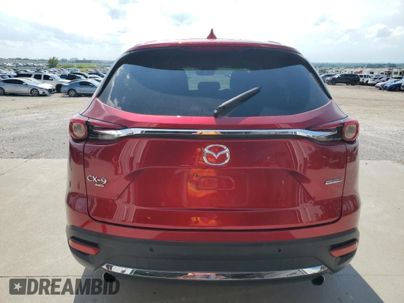 2022 Mazda CX-9 Grand Touring with VIN JM3TCBDY9N0609991, listed as a Copart auction lot 62132985 with 34,603 mi miles and Salvage title. Bid and sale history available at DreamBid. Image 6.