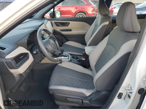 2025 Subaru Forester with VIN JF2SLDAC7SH409814, listed as a Copart auction lot 85524404 with 1,308 mi miles and Salvage title. Bid and sale history available at DreamBid. Image 7.