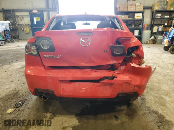 2008 Mazda Mazda3 i Touring Value with VIN JM1BK32F581811823, listed as a Copart auction lot 46530075 with 103,442 mi miles and Salvage Title. Bid and sale history available at carsss.com. Image 6.