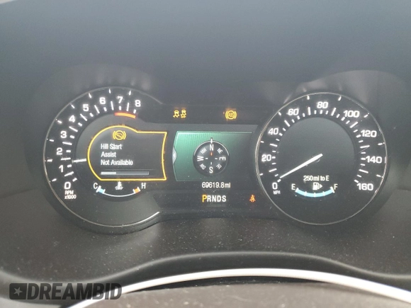 2019 Lincoln MKC Select with VIN 5LMCJ2D94KUL51819, listed as a Copart auction lot 66300324 with 69,619 mi miles and Salvage Title. Bid and sale history available at carsss.com. Image 9.