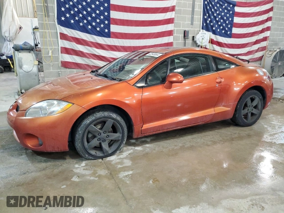 2007 Mitsubishi Eclipse GS with VIN 4A3AK24F87E018751, listed as a Copart auction lot 43540064 with 219,531 mi miles and Salvage Title. Bid and sale history available at carsss.com. Image 1.