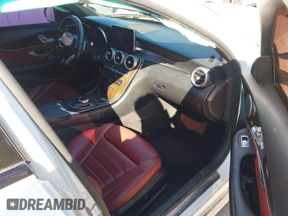 2018 Mercedes-Benz C 300 with VIN WDDWF4JB0JR397714, listed as a IAAI auction lot 41644105 with 91,708 mi miles and . Bid and sale history available at carsss.com. Image 5.
