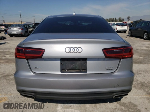 2018 Audi A6 Premium with VIN WAUF8AFC1JN078038, listed as a Copart auction lot 43490873 with 39,316 mi miles. Bid and sale history available at carsss.com. Image 6.