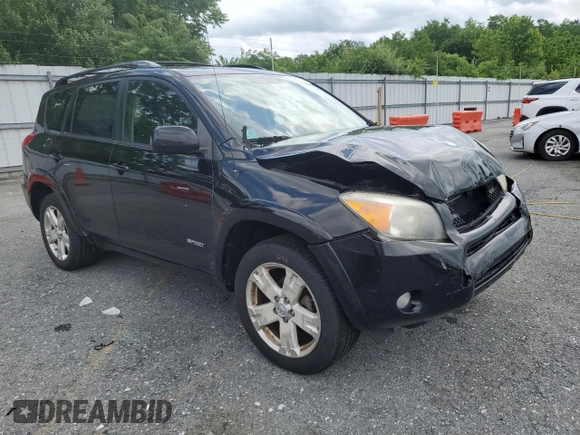 2006 Toyota RAV4 Sport with VIN JTMBD32V066007088, listed as a Copart auction lot 61424555 with 175,276 mi miles and Salvage title. Bid and sale history available at DreamBid. Image 4.