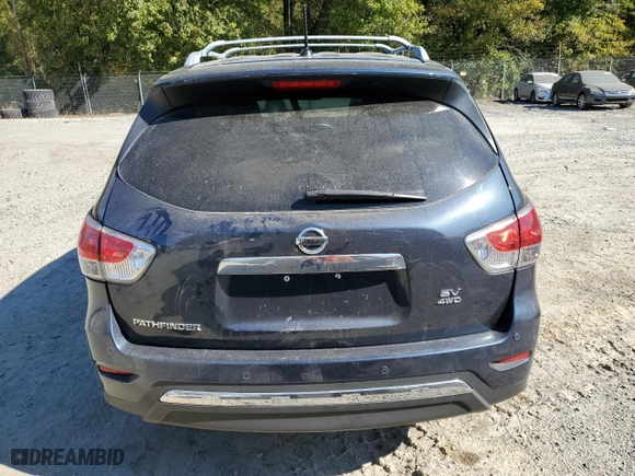 2015 Nissan Pathfinder SV with VIN 5N1AR2MM0FC668547, listed as a Copart auction lot 75198544 with 123,927 mi miles and Salvage Title. Bid and sale history available at carsss.com. Image 6.