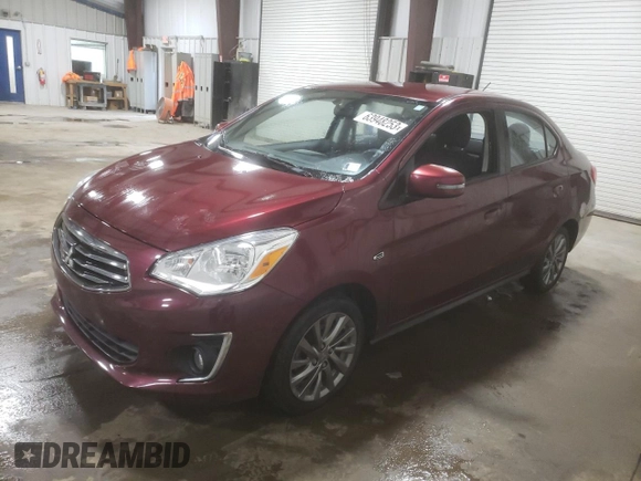 2019 Mitsubishi Mirage G4 SE with VIN ML32F4FJ3KHF12554, listed as a Copart auction lot 63948253 with 26,091 mi miles. Bid and sale history available at carsss.com. Image 1.