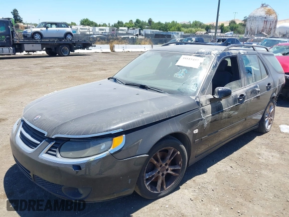 2008 Saab 9-5 with VIN YS3ED59G783512400, listed as a IAAI auction lot 39515457 with 157,785 mi miles. Bid and sale history available at carsss.com. Image 2.