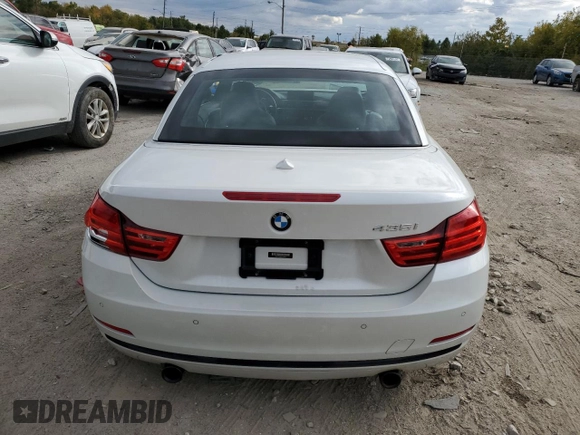 2015 BMW 4 Series 435i with VIN WBA3T3C56FP738508, listed as a Copart auction lot 74870964 with 77,111 mi miles and Salvage Title. Bid and sale history available at carsss.com. Image 6.