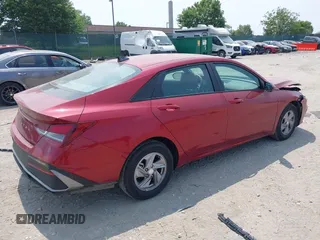 2024 Hyundai Elantra SE with VIN KMHLL4DG7RU844685, listed as a IAAI auction lot 42335520 with 2,534 mi miles and . Bid and sale history available at DreamBid. Image 4.