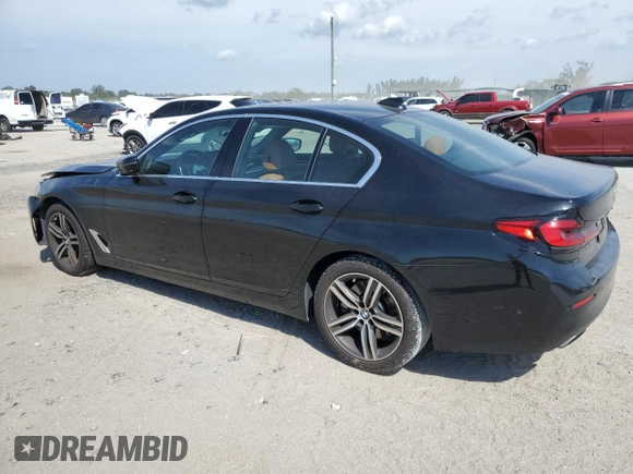 2021 BMW 5 Series 540i with VIN WBA53BJ06MWW96533, listed as a Copart auction lot 48283535 with 65,016 mi miles and Salvage Title. Bid and sale history available at DreamBid. Image 2.