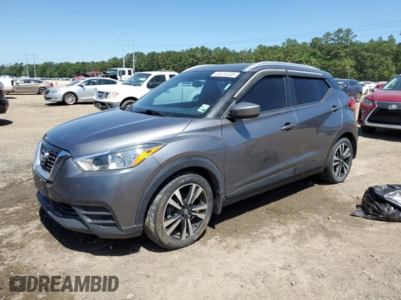 2020 Nissan Kicks SV with VIN 3N1CP5CV6LL537950, listed as a Copart auction lot 56415235 with 66,685 mi miles and Salvage title. Bid and sale history available at DreamBid. Image 1.