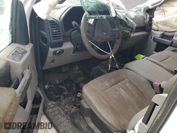 2017 Ford F-150 XL with VIN 1FTEX1C89HFB90351, listed as a Copart auction lot 59630905 with 27,760 mi miles and Non repairable. Bid and sale history available at DreamBid. Image 8.