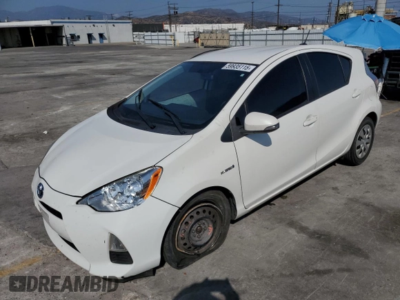 2014 Toyota Prius One z VIN JTDKDTB33E1574423, wystawiony jako Copart lot #59935115 z przebiegiem 160 050 mil mil oraz Szkoda całkowita • Salvage title. Historia ofert i sprzedaży dostępna na DreamBid. Obrazek 1.