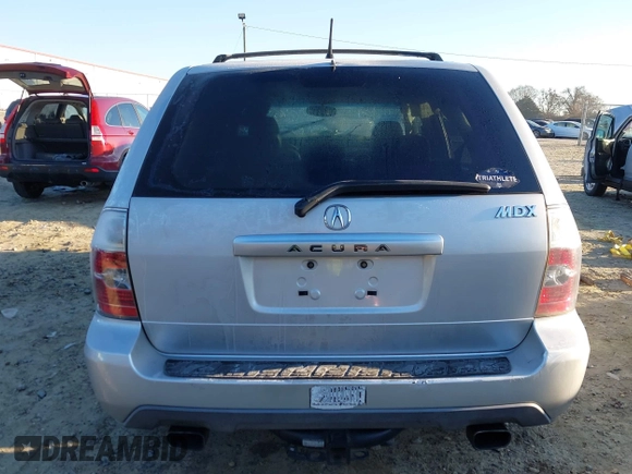 2004 Acura MDX with VIN 2HNYD18204H545520, listed as a IAAI auction lot 41327893 with 1 mi miles. Bid and sale history available at carsss.com. Image 16.