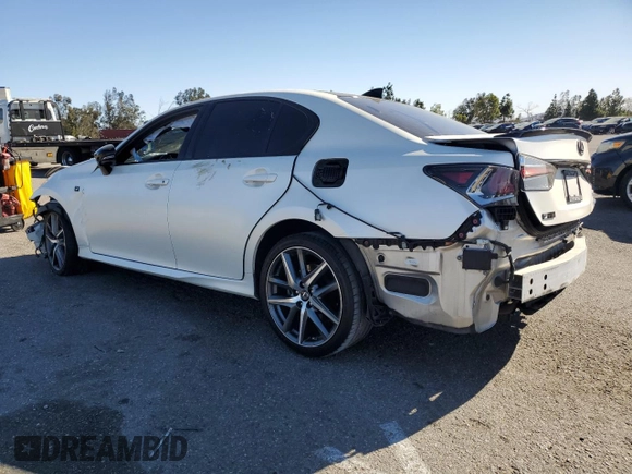 2016 Lexus GS 350 with VIN JTHBZ1BL0GA003771, listed as a Copart auction lot 89278445 with 0 mi miles and Salvage Title. Bid and sale history available at carsss.com. Image 2.