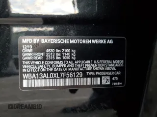 2020 BMW 2 Series M235i xDrive with VIN WBA13AL0XL7F56129, listed as a Copart auction lot 82945073 with 33,981 mi miles. Bid and sale history available at carsss.com. Image 14.