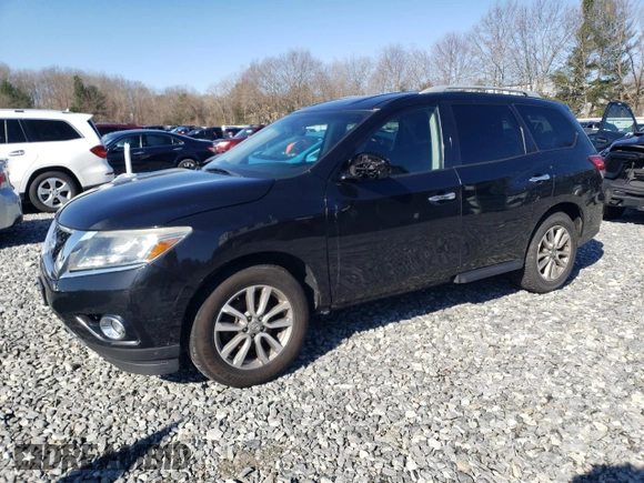 2015 Nissan Pathfinder SV with VIN 5N1AR2MMXFC609084, listed as a Copart auction lot 51919435 with 134,460 mi miles and Clean Title. Bid and sale history available at carsss.com. Image 1.