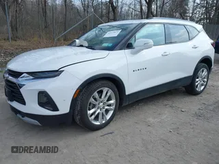 2019 Chevrolet Blazer with VIN 3GNKBHRSXKS591317, listed as a IAAI auction lot 42075872 with 103,595 mi miles and . Bid and sale history available at DreamBid. Image 2.