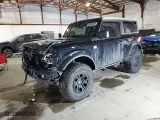 2022 Ford Bronco with VIN 1FMDE5AH7NLB79711, listed as a Copart auction lot 88099785 with 28,044 mi miles and Salvage Title. Bid and sale history available at carsss.com. Image 1.