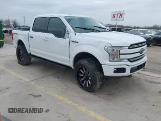 2018 Ford F-150 XL with VIN 1FTEW1E57JFD89572, listed as a IAAI auction lot 41581500 with 68,484 mi miles. Bid and sale history available at carsss.com. Image 1.