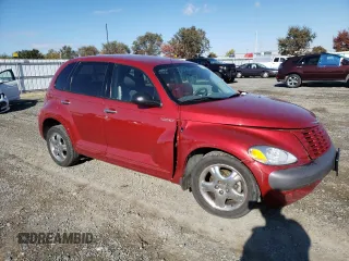 2002 Chrysler PT Cruiser Touring with VIN 3C4FY58B42T292814, listed as a Copart auction lot 81101984 with 57,293 mi miles and Salvage Title. Bid and sale history available at DreamBid. Image 4.