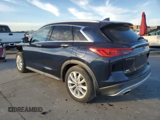 2019 Infiniti QX50 Pure with VIN 3PCAJ5M30KF111736, listed as a Copart auction lot 42020125 with 34,320 mi miles and Clean title. Bid and sale history available at DreamBid. Image 2.