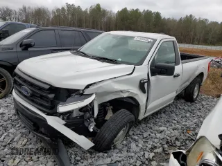 2021 Ford F-150 XL with VIN 1FTMF1C51MKD58814, listed as a Copart auction lot 41456555 with 59,802 mi miles and Non repairable. Bid and sale history available at DreamBid. Image 1.