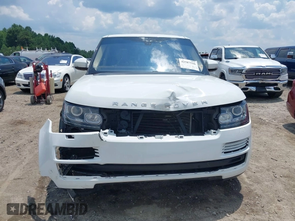 2017 Land Rover Range Rover HSE z VIN SALGS2FV8HA356315, wystawiony jako IAAI lot #42587516 z przebiegiem 94 639 mil mil oraz . Historia ofert i sprzedaży dostępna na DreamBid. Obrazek 6.