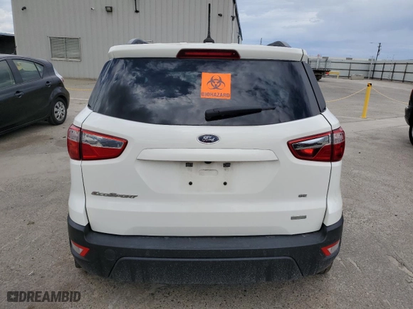 2018 Ford EcoSport SE with VIN MAJ3P1TE9JC231264, listed as a Copart auction lot 48819685 with 53,048 mi miles and Salvage Title. Bid and sale history available at carsss.com. Image 6.