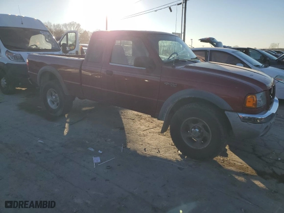 2003 Ford Ranger XL Fleet with VIN 1FTZR45EX3TA12040, listed as a Copart auction lot 83177234 with 243,671 mi miles and Clean Title. Bid and sale history available at carsss.com. Image 4.