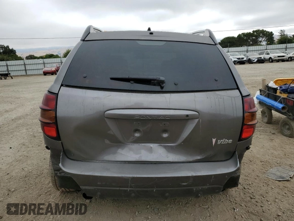 2005 Pontiac Vibe with VIN 5Y2SL66805Z460679, listed as a Copart auction lot 59873495 with 165,692 mi miles and Salvage title. Bid and sale history available at DreamBid. Image 6.