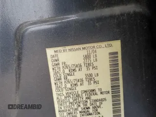 2005 Nissan Pathfinder SE with VIN 5N1AR18U85C718131, listed as a Copart auction lot 44120395 with 100,288 mi miles and Salvage Title. Bid and sale history available at carsss.com. Image 14.