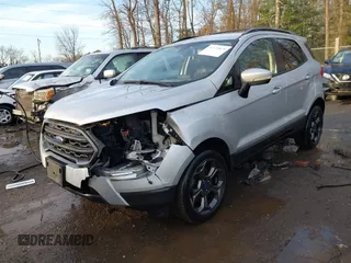 2018 Ford EcoSport SES with VIN MAJ6P1CL1JC189183, listed as a IAAI auction lot 41120875 with 95,741 mi miles and . Bid and sale history available at DreamBid. Image 2.