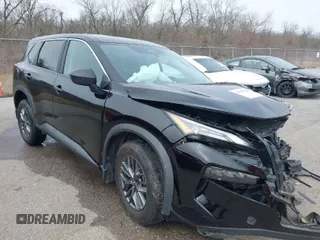 2023 Nissan Rogue S with VIN 5N1BT3AA7PC765364, listed as a IAAI auction lot 41552282 with 27,637 mi miles. Bid and sale history available at carsss.com. Image 1.