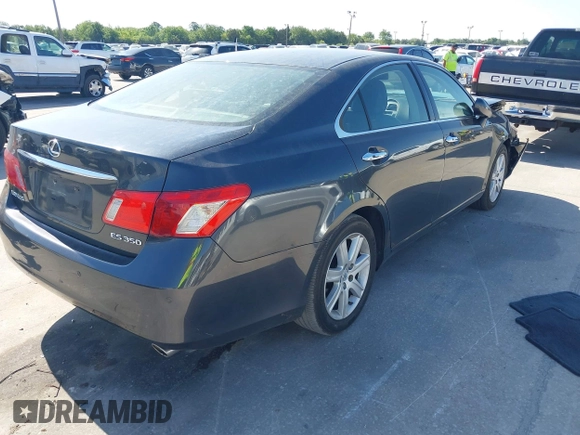 2008 Lexus ES 350 with VIN JTHBJ46G482249398, listed as a IAAI auction lot 42048437 with 124,500 mi miles. Bid and sale history available at carsss.com. Image 4.