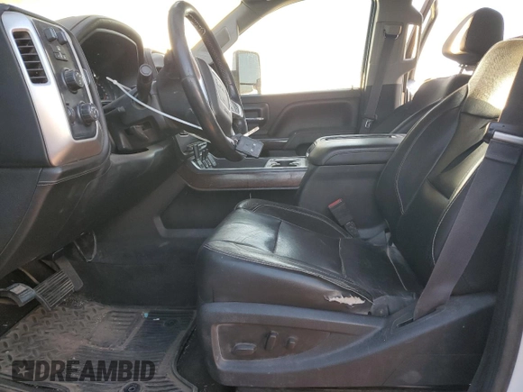 2015 GMC Sierra 2500HD SLT with VIN 1GT12ZE89FF607229, listed as a Copart auction lot 54816545 with 267,227 mi miles and Salvage title. Bid and sale history available at DreamBid. Image 7.