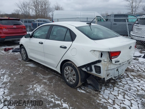 2018 Kia Rio LX with VIN 3KPA24AB8JE057223, listed as a IAAI auction lot 41705738 with 97,674 mi miles. Bid and sale history available at carsss.com. Image 3.
