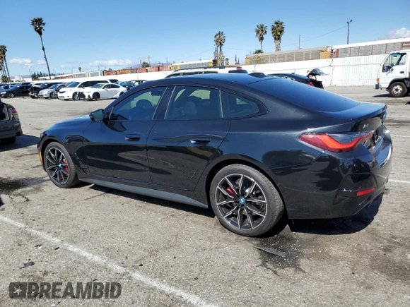 2024 BMW i4 M50 z VIN WBY33AW01RFS72681, wystawiony jako Copart lot #48484235 z przebiegiem 712 mil mil oraz Szkoda całkowita • Salvage title. Historia ofert i sprzedaży dostępna na DreamBid. Obrazek 2.