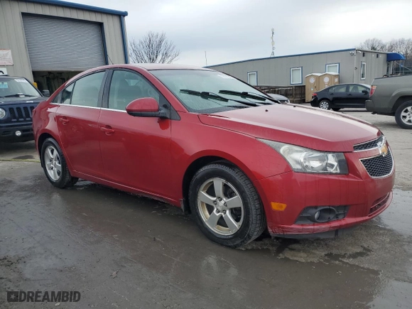 2012 Chevrolet Cruze LT w/1LT with VIN 1G1PF5SC3C7302341, listed as a Copart auction lot 52101275 with 69,089 mi miles and Salvage Title. Bid and sale history available at carsss.com. Image 4.