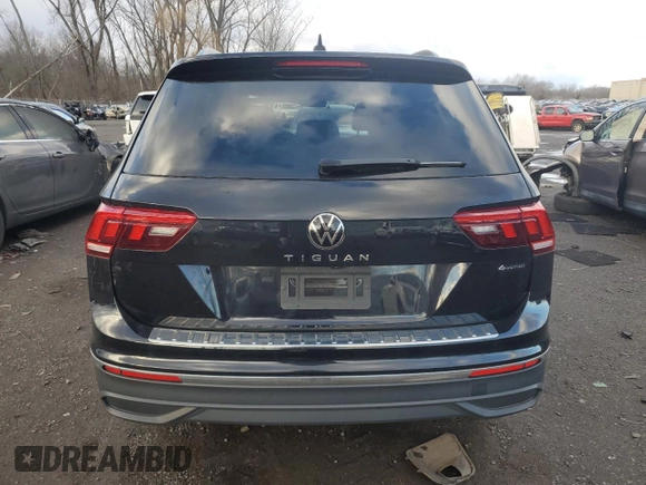 2023 Volkswagen Tiguan S with VIN 3VVFB7AX6PM104235, listed as a Copart auction lot 86537514 with 16,106 mi miles and Salvage title. Bid and sale history available at DreamBid. Image 6.