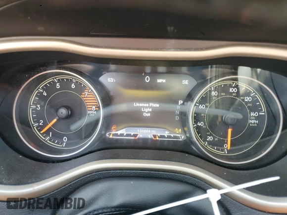 2018 Jeep Cherokee Limited with VIN 1C4PJLDXXJD558601, listed as a Copart auction lot 45552205 with 151,664 mi miles and Salvage title. Bid and sale history available at DreamBid. Image 9.