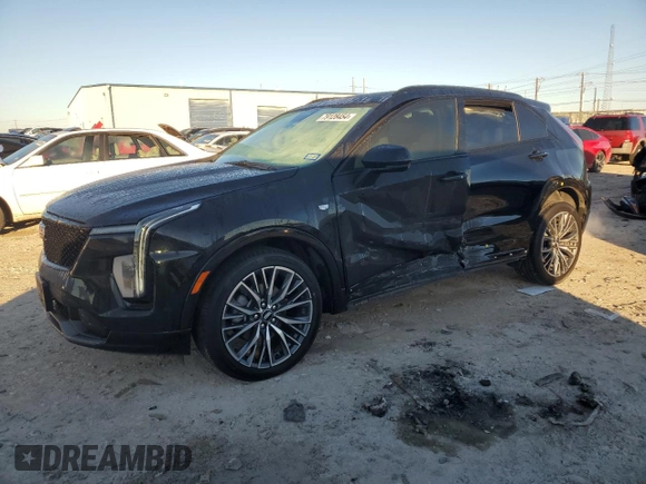2024 Cadillac XT4 FWD Sport with VIN 1GYFZER47RF101186, listed as a Copart auction lot 79128454 with 10,499 mi miles and Salvage title. Bid and sale history available at DreamBid. Image 1.
