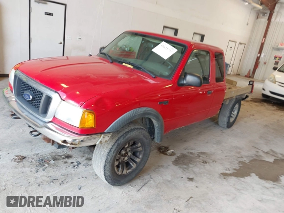 2004 Ford Ranger XL Fleet with VIN 1FTZR45E54PB61806, listed as a IAAI auction lot 42623722 with 313,437 mi miles and . Bid and sale history available at DreamBid. Image 2.