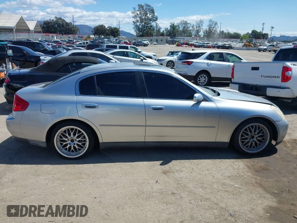 2003 Infiniti G35 with VIN JNKCV51E73M020943, listed as a IAAI auction lot 41930959 with Not Provided miles and . Bid and sale history available at DreamBid. Image 12.
