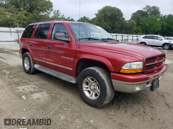 2001 Dodge Durango z VIN 1B4HS28N91F507032, wystawiony jako Copart lot #57110765 z przebiegiem 103 105 mil mil oraz Czysty tytuł • Clean title. Historia ofert i sprzedaży dostępna na DreamBid. Obrazek 4.