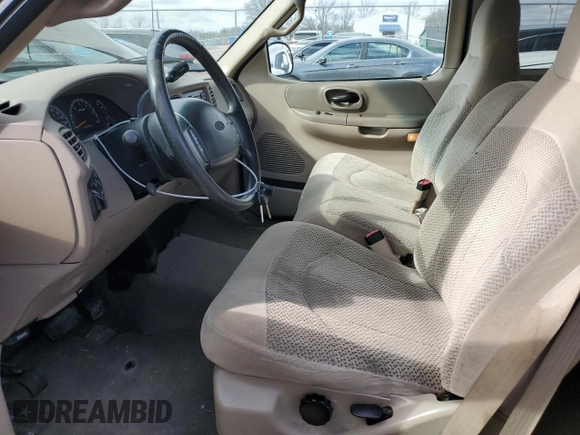2000 Ford F-150 XL with VIN 1FTRX18WXYNB79888, listed as a Copart auction lot 46323685 with 143,904 mi miles and Salvage Title. Bid and sale history available at carsss.com. Image 7.