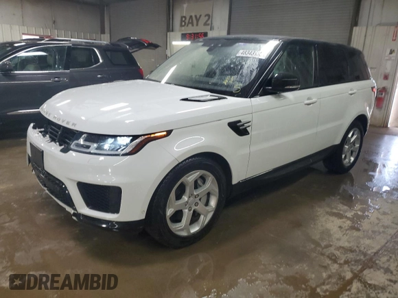 2018 Land Rover Range Rover Sport HSE with VIN SALWR2RV4JA192201, listed as a Copart auction lot 48343185 with 87,988 mi miles and Salvage Title. Bid and sale history available at carsss.com. Image 1.